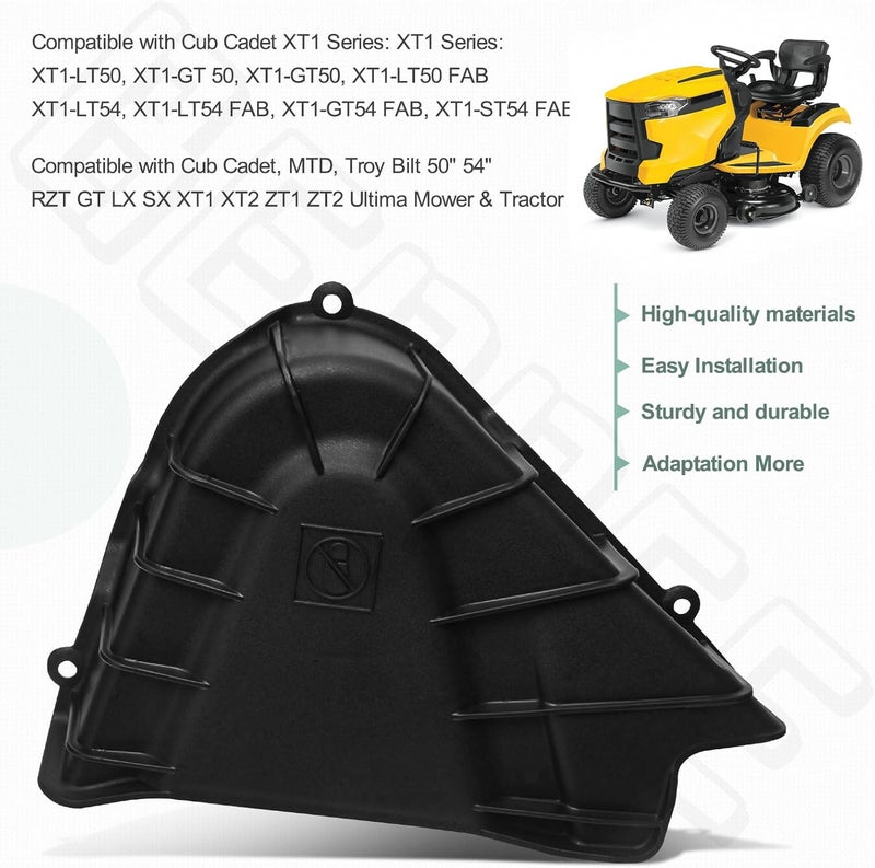 BERPSE 731-09969C Spindle Cover Left Hand for Cub Cadet, MTD, Troy Bilt 50" 54" RZT GT LX SX XT1 XT2 ZT1 ZT2 Ultima Mower & Tractor - Image 5